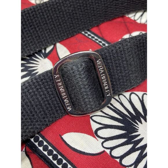 Vera Bradley Laptop Organizer Removeable Strap Red/White Vintage - Picture 3 of 5